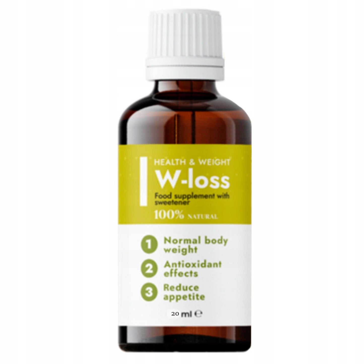 W-Loss β Natural Weight Loss Drops | Appetite Control & Metabolism Booster | 20ml πΏπ₯