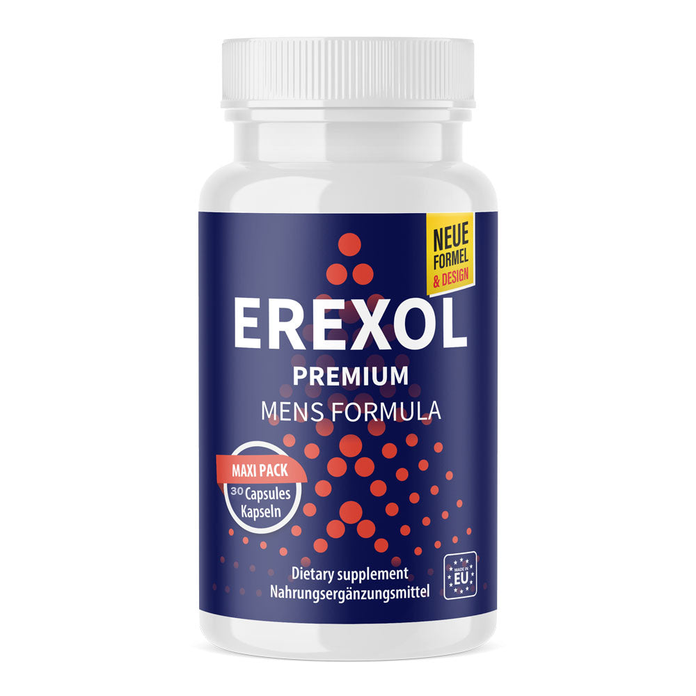 Erexol (30 Capsules) – Male Vitality and Performance Support Supplement