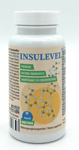 Insulevel – Natural Blood Sugar Support & Metabolic Balance (30 Capsules)