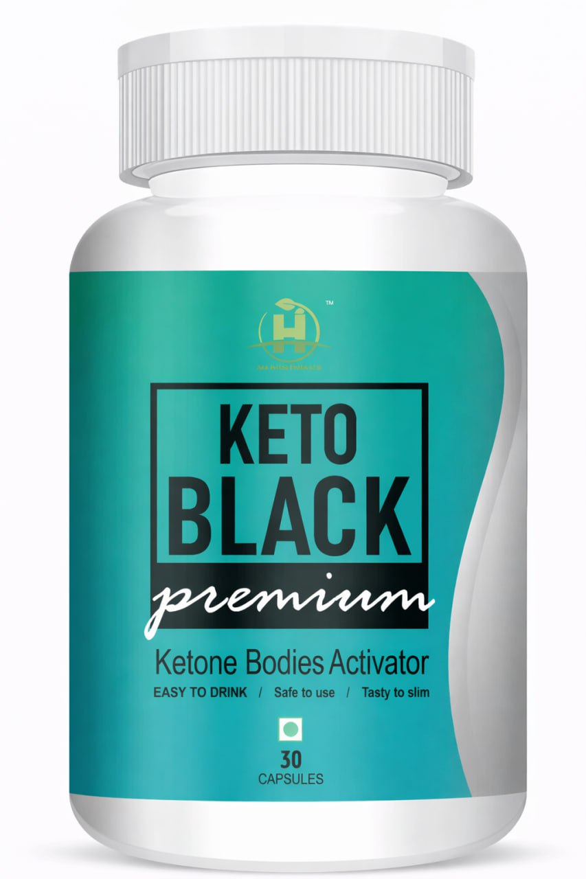 Keto Black – 30 Capsules Dietary Supplement for Keto Lifestyle & Metabolism Support