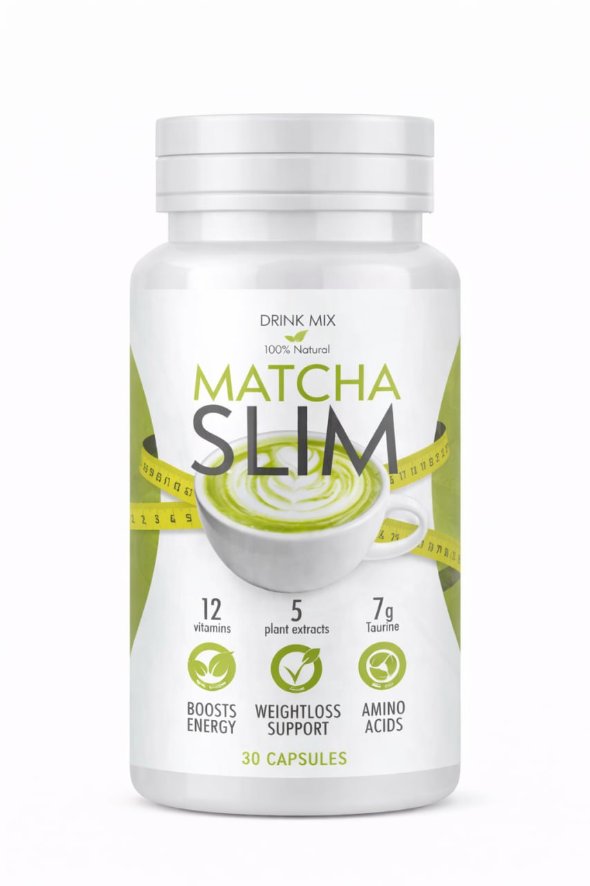 Matcha Slim Green Tea Extract Energy & Vitality Support, 30 Capsules