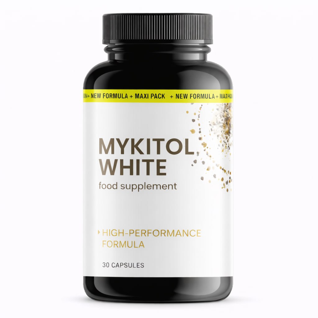 Mykitol White - Daily Energy & Metabolism Support Supplement – 30 Capsules