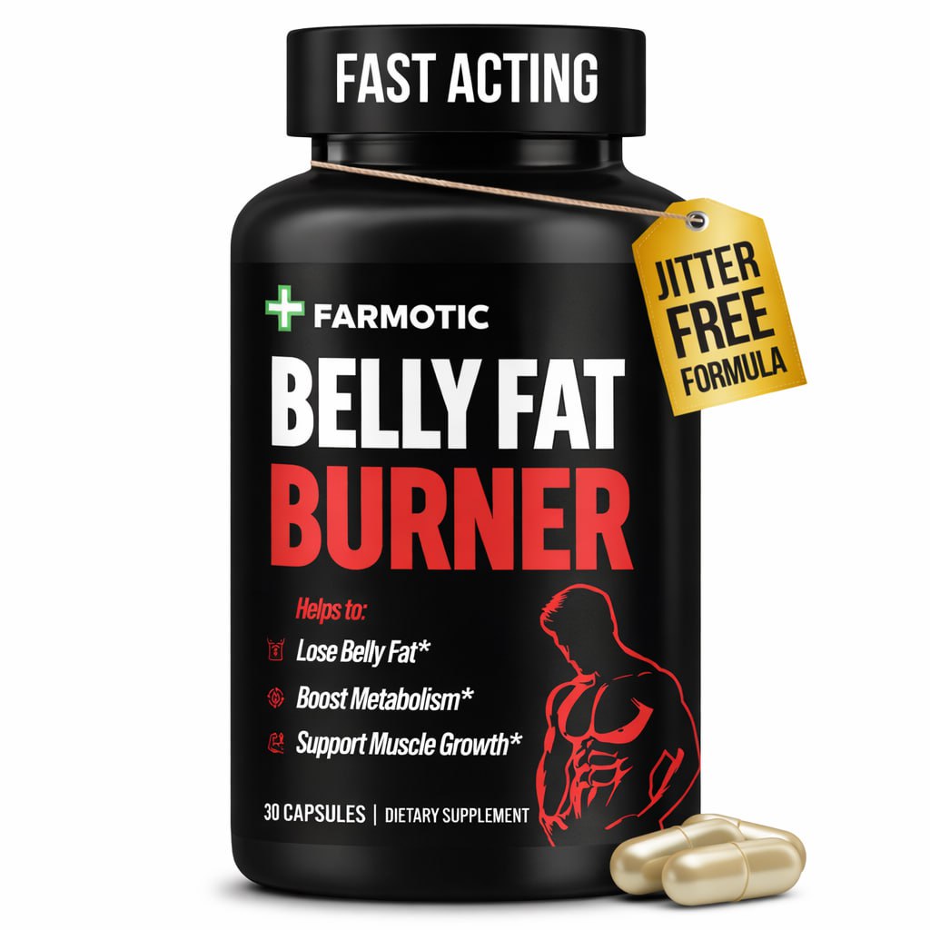 BellyFat Burner – Metabolism & Weight Management Capsules - 30 Caps