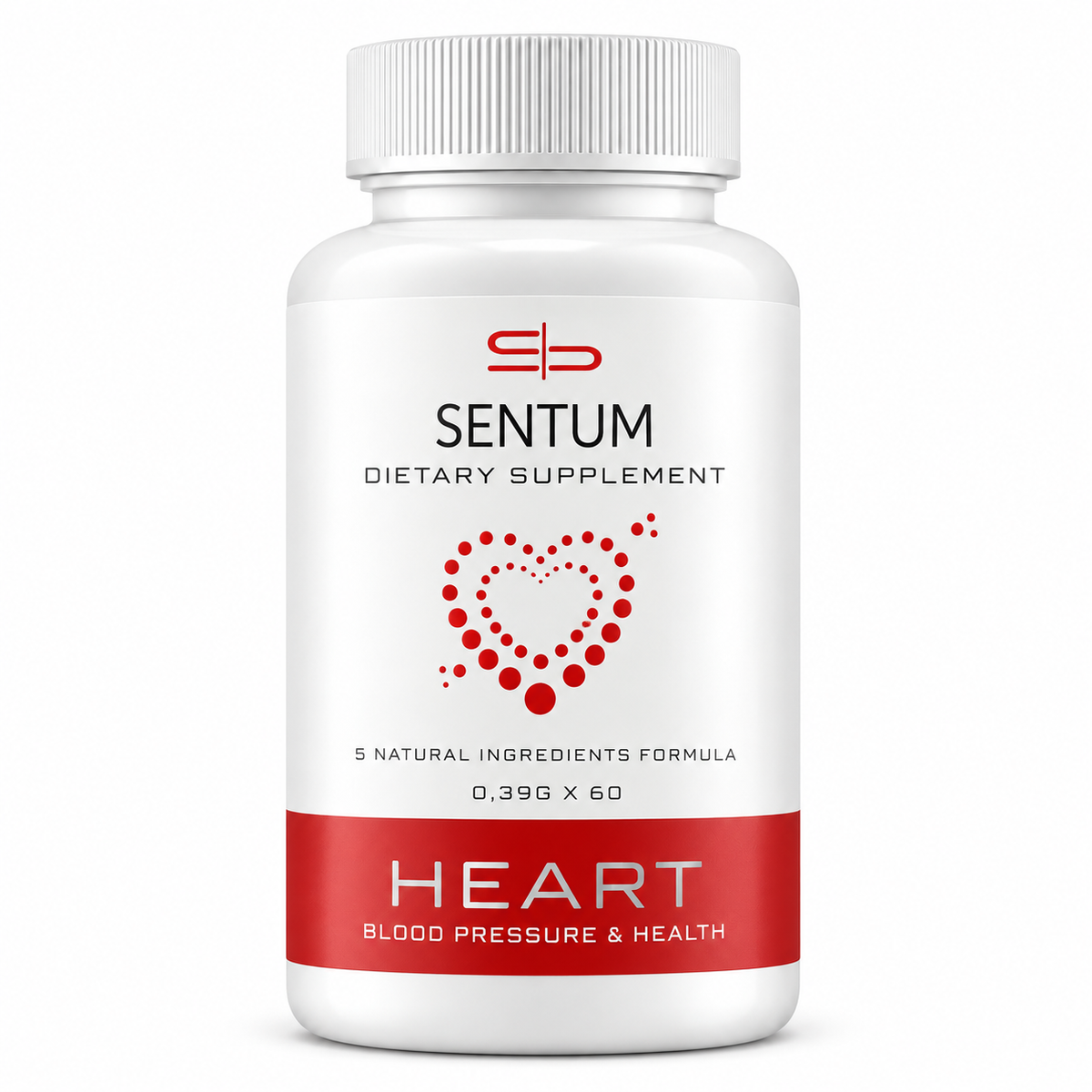 SENTUM Heart Caps – Natural Support for Heart Health, Circulation & Vitality (60 Capsules)
