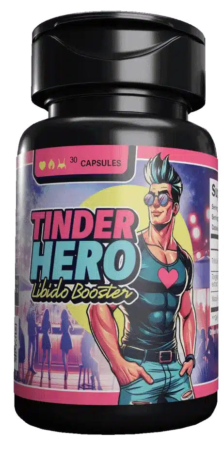 Tinder Hero – Ultimate Formula for Male Power & Stamina (30 Capsules)