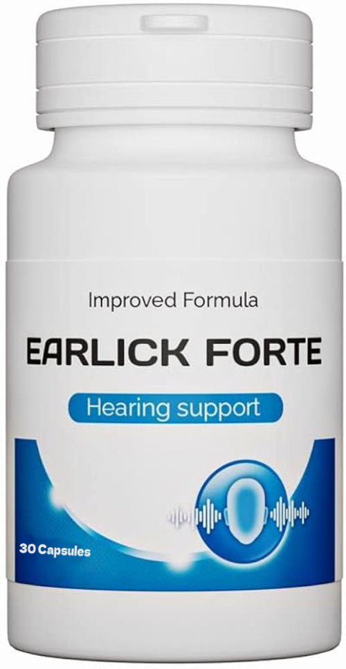 Earlick Forte – Advanced Ear Health & Hearing Support (30 capsule)