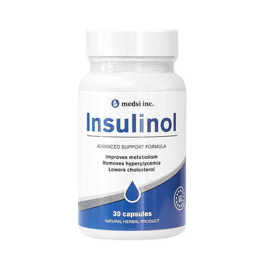 Cápsulas de Insulinol: apoyo natural para el azúcar en sangre, el metabolismo y el bienestar general (30 cápsulas)