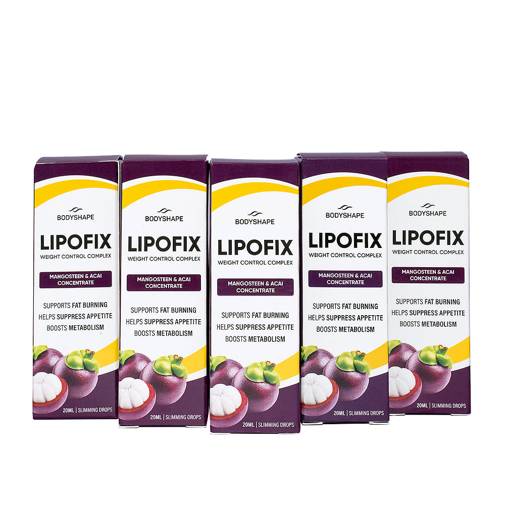 LIPOFIX Drops – Supporto naturale per la gestione del peso e la vitalità con mangostano (20 ml)