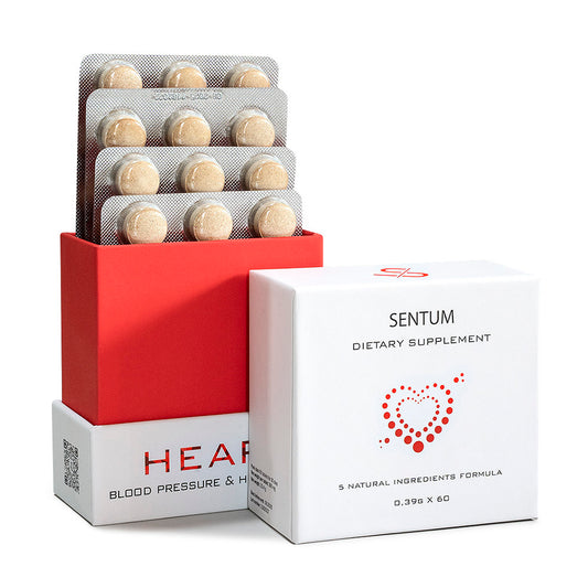 SENTUM Heart Caps – Natural Support for Heart Health, Circulation & Vitality (60 Capsules)