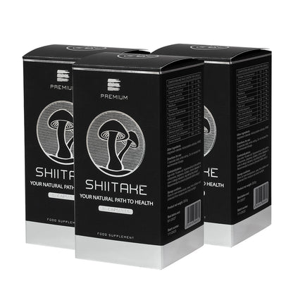 Premium Shiitake - Shiitake Mushrooms, Antioxidants, natural support for immune health (30 Capsules)