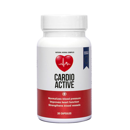 CARDIO ACTIVE CAPS – Support for Heart Health, Poor Circulation & High Blood Pressure (30 Capsules)