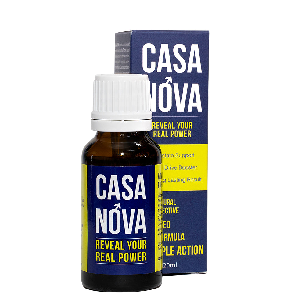 Gotas de CasaNova: solución para la falta de energía, la resistencia débil y la potencia reducida (20 ml)