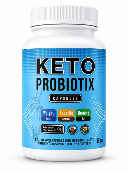KETO Probiotix – Weight Management & Metabolism Support – 30 Capsules