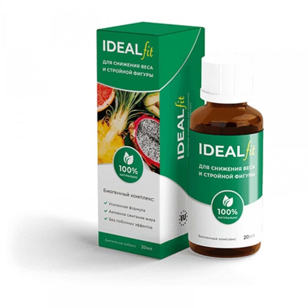 Idealfit drops 20ml - natural drops for weight loss, weight control and appetite suppression