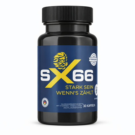 SX66 – Men’s Wellness & Vitality Supplement, 30 Capsules