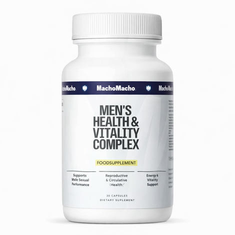 MachoMacho 30 Capsules – Men’s Vitality & Energy Support