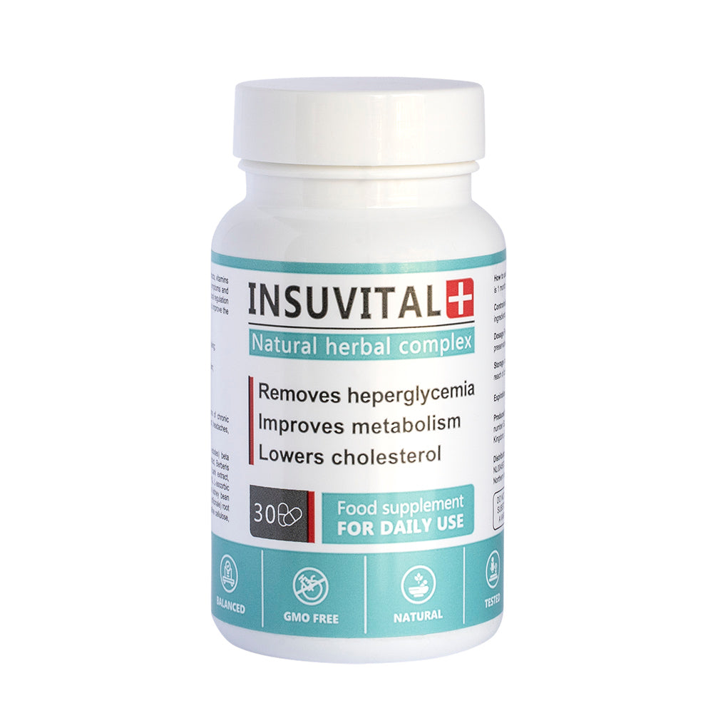 INSUVITAL Caps – Support for Stable Blood Sugar, Metabolic Function & Overall Wellness (30 Capsules)