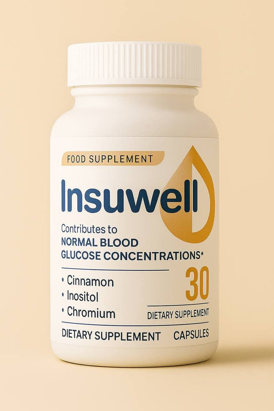 Insuwell – Natural Formula to Support Blood Sugar Balance & Metabolism (30 Capsules)