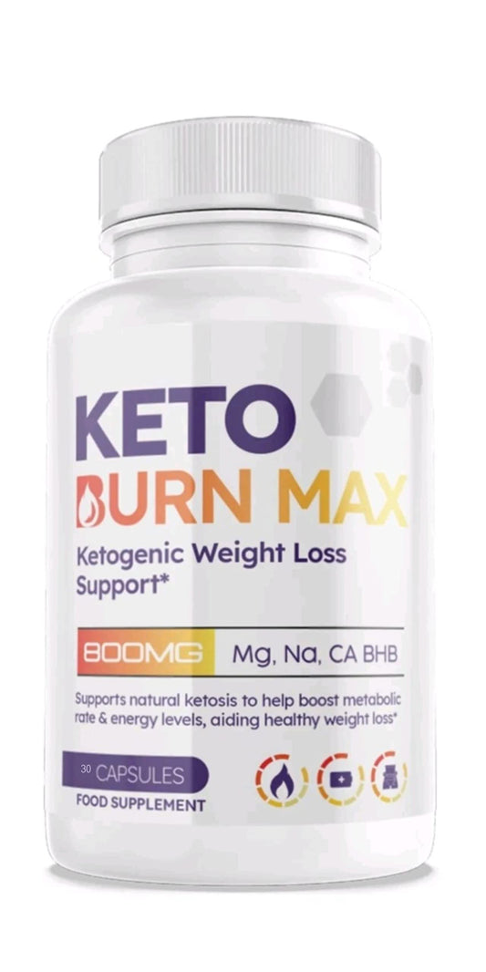 Keto Burn Max – Advanced Weight Management & Fat Burning Support, 30 capsules