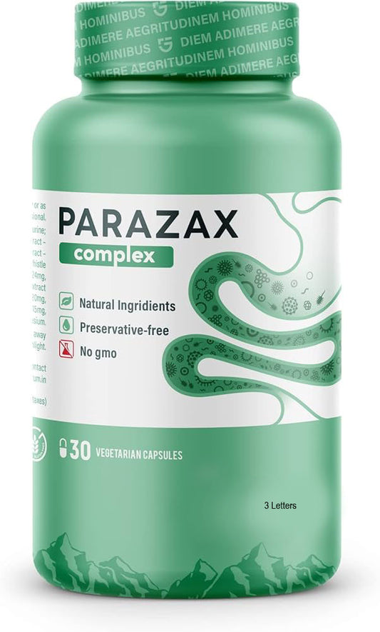 Parazax Complex – Natural Defense Against Parasites &amp; Detox Support, 30 capsules