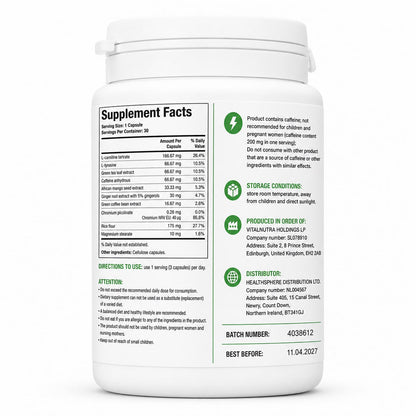 My SLIM FIT – Weight Management & Metabolism Support Capsules – 30 capsules