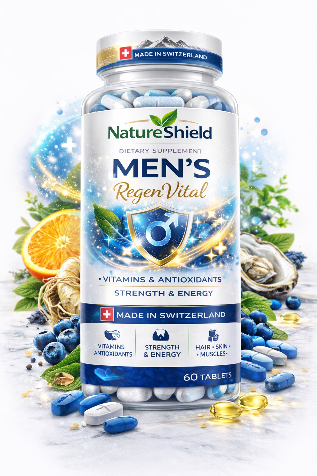 Nature Shield - Men’s Vitamins – 60 Tablets