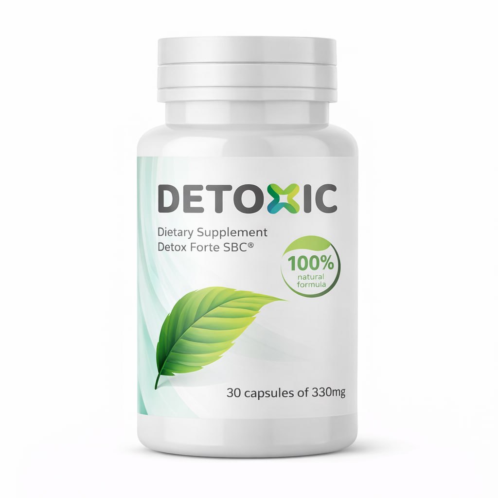 Detoxic – 30 Capsules Herbal Dietary Supplement for Digestive & Intestinal Support