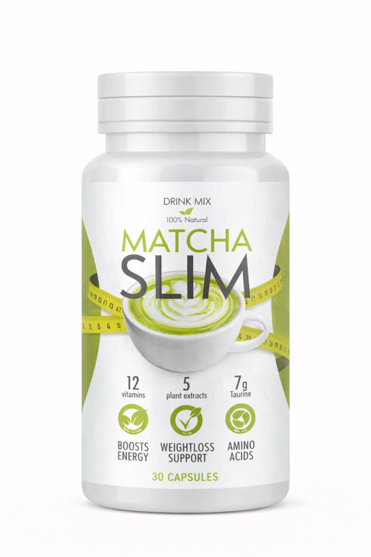 Matcha Slim Green Tea Extract Energy & Vitality Support, 30 Capsules