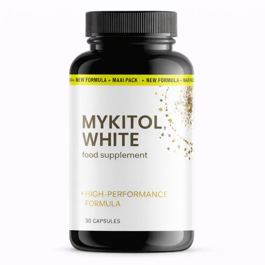 Mykitol White - Daily Energy & Metabolism Support Supplement – 30 Capsules