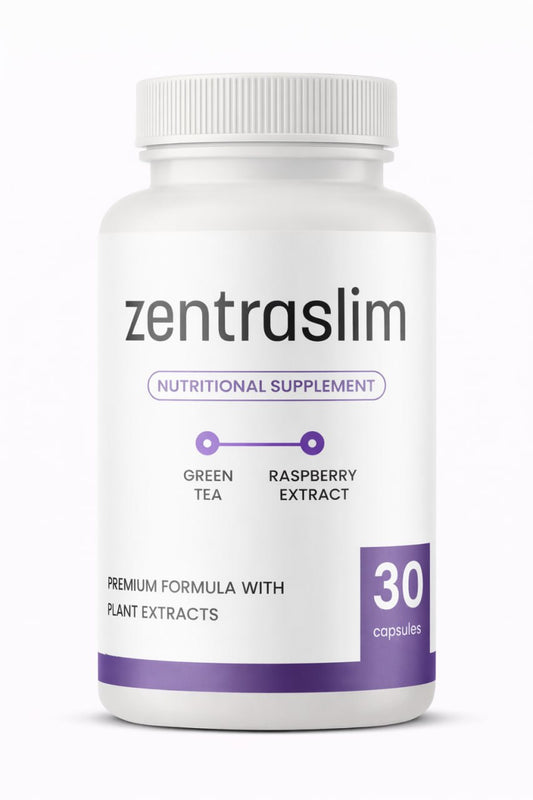 ZentraSlim – 30 Capsules - Dietary Supplement for Metabolism & Weight Management Support