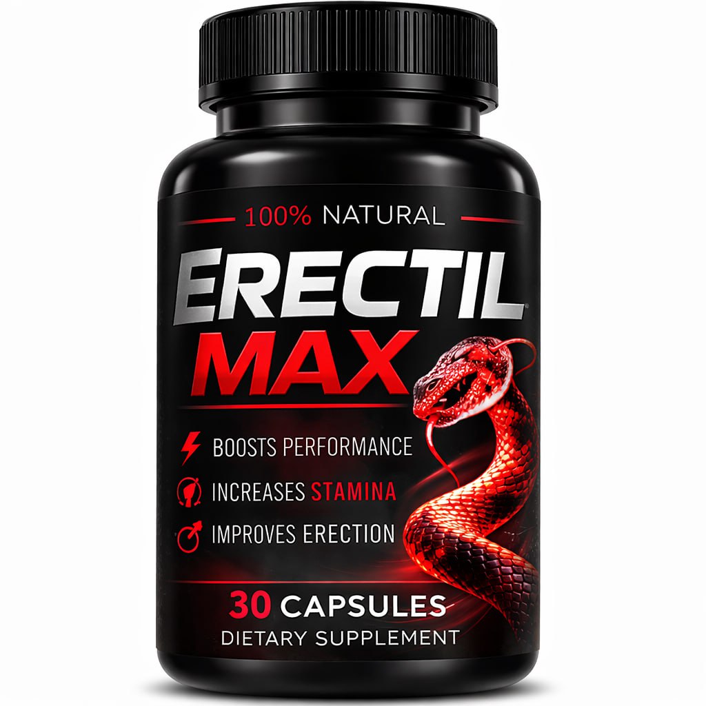 Erectil Max – Men's Vitality & Performance Support Capsules - 30 Caps