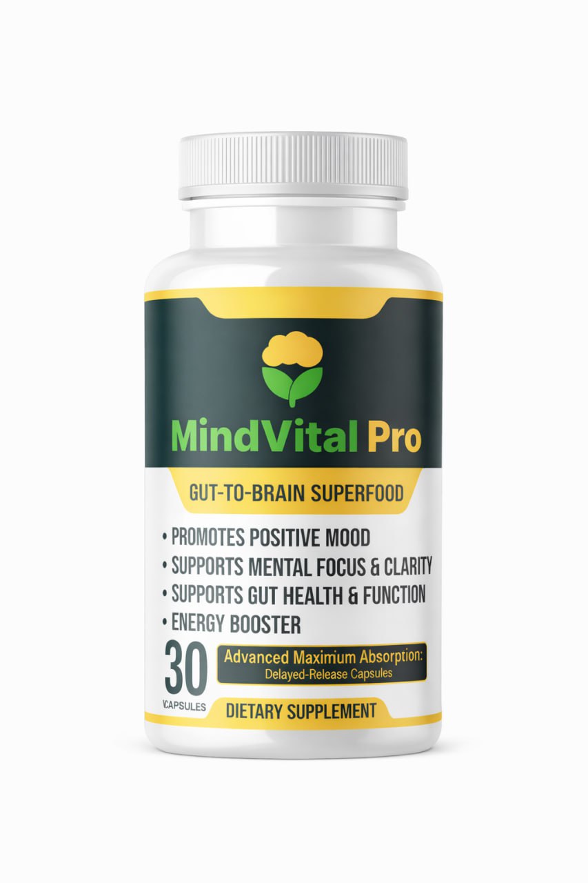 MindVital – Brain Focus & Wellness Support Capsules - 30 Caps