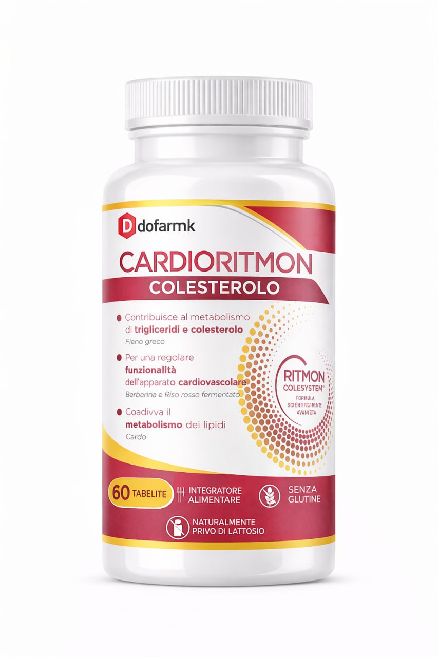 Cardioritmon Colesterolo – Heart & Cholesterol Support Tablets - 60 Tabs