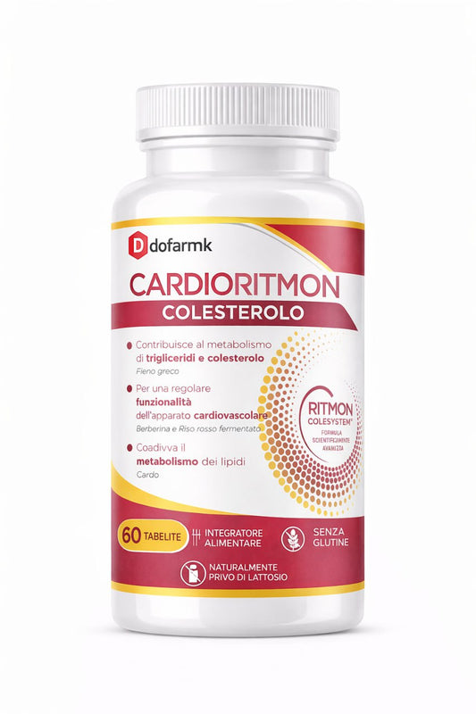 Cardioritmon Colesterolo – Heart & Cholesterol Support Tablets - 60 Tabs