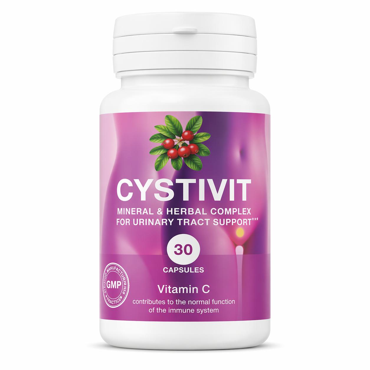 Cystivit – Women’s Urinary Health & Daily Balance Support – 30 Capsules
