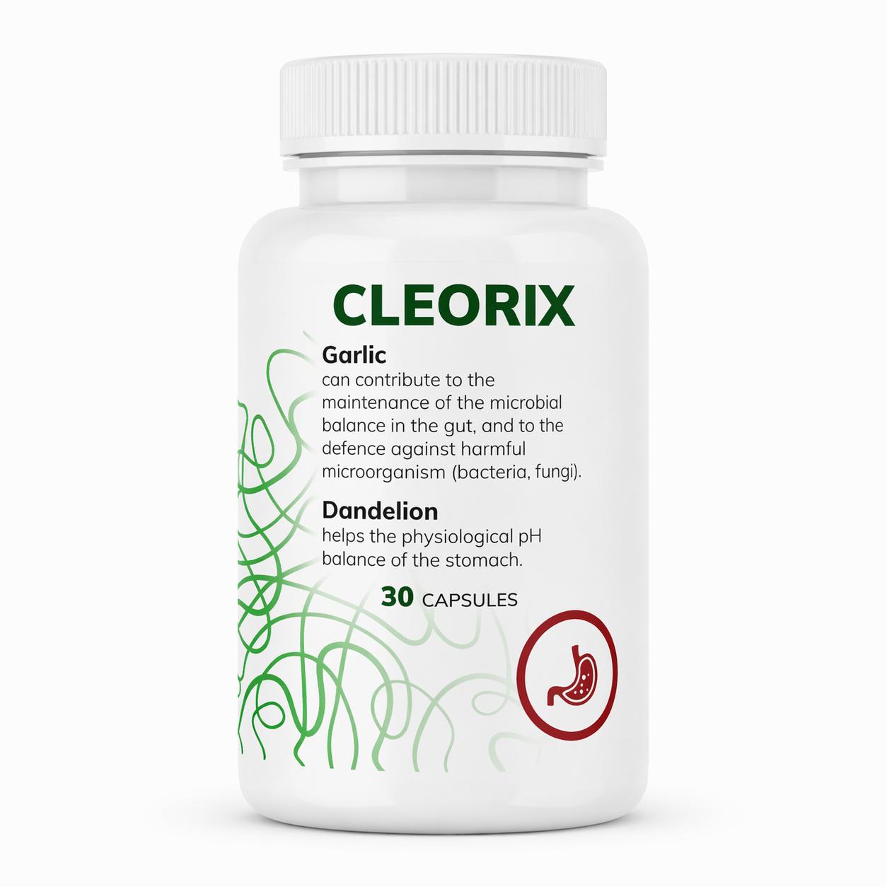 Cleorix – Digestive Balance & Daily Cleanse Support – 30 Capsules