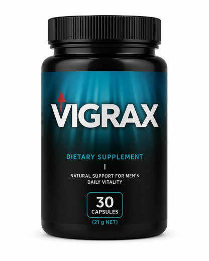 Vigrax – Male Vitality & Performance Support Capsules – 30 capsules