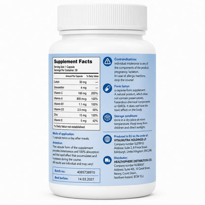 Viziton – Vision & Eye Care Support – 30 Capsules