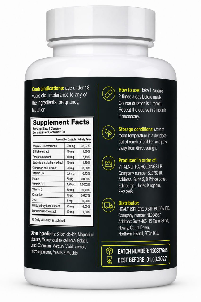 Bactefort – Digestive & Gut Wellness Support Capsules - 30 Caps