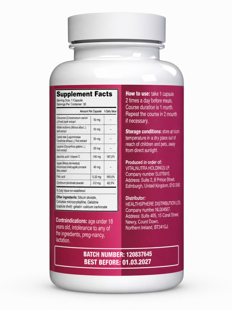 Incasol Pro – Daily Health & Nutritional Support Capsules – 30 capsules