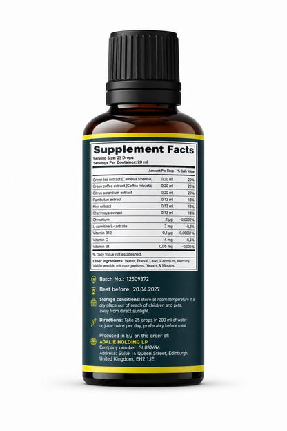 KeySlim – Weight Management & Metabolism Support Drops – 20 ml