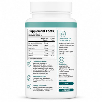 Urosilan – Men’s Vitality & Daily Balance Support – 30 Capsules