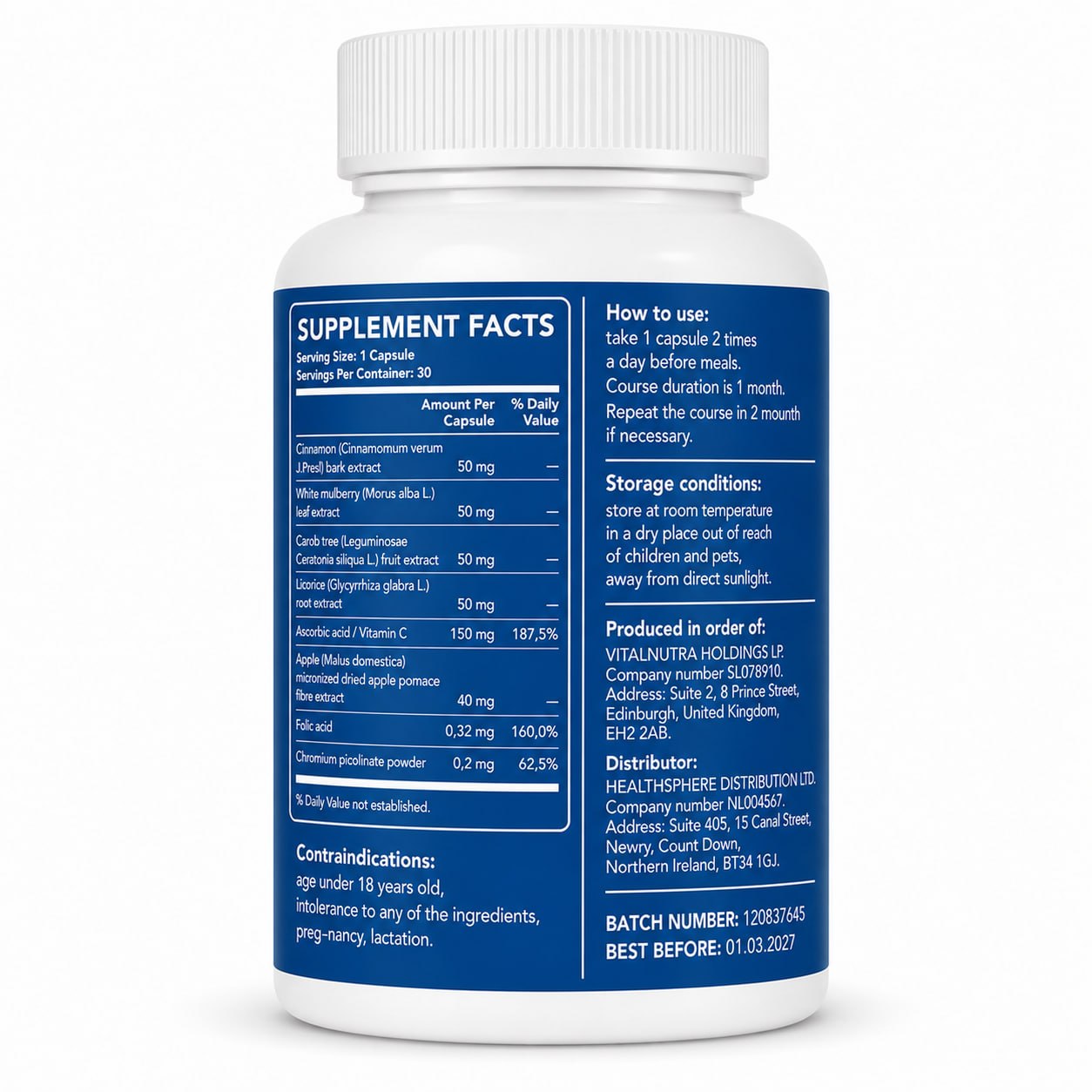 PROBOLAN 50 – Daily Wellness & General Health Support Capsules – 30 capsules