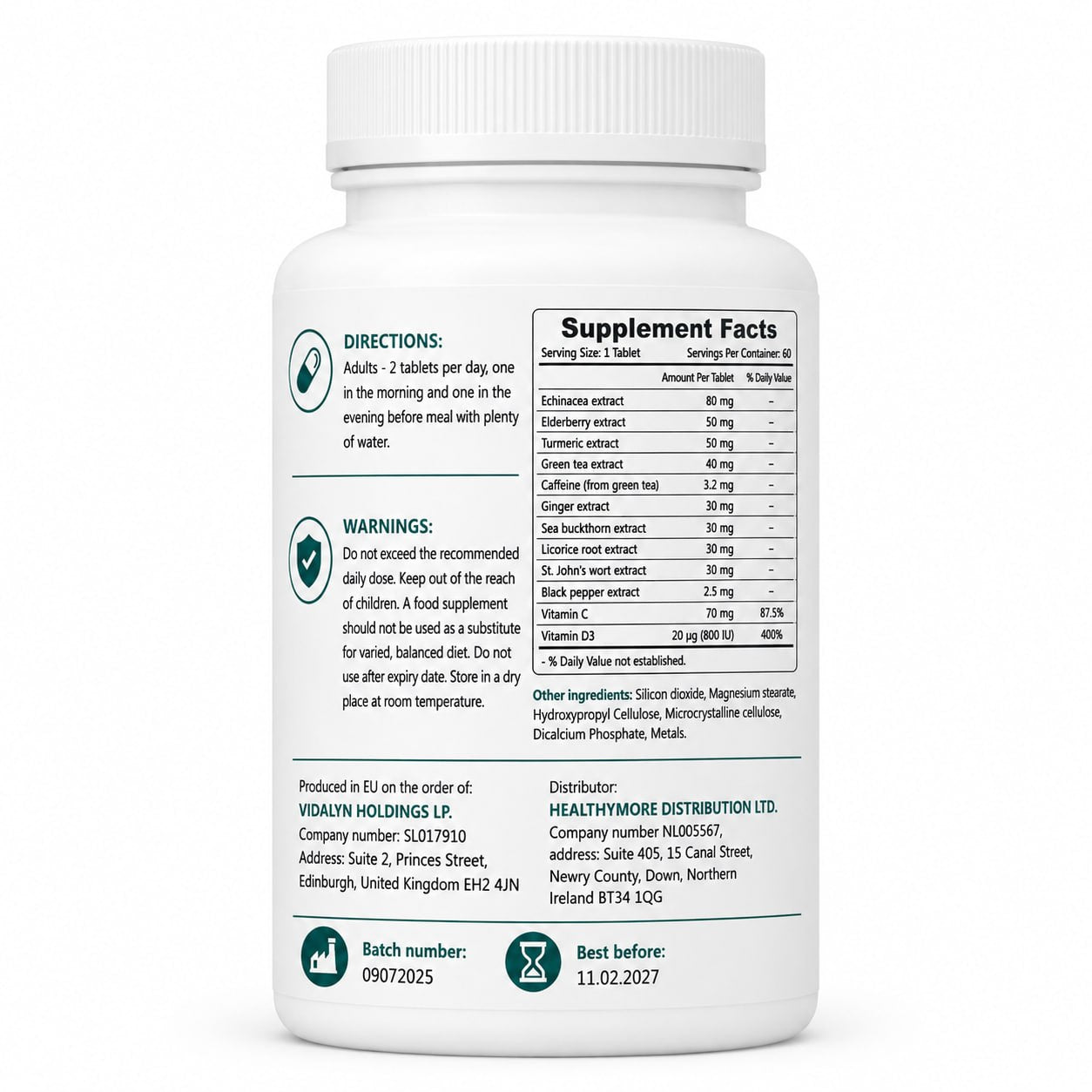 Follixin – Hair, Skin & Nail Support Capsules – 60 capsules