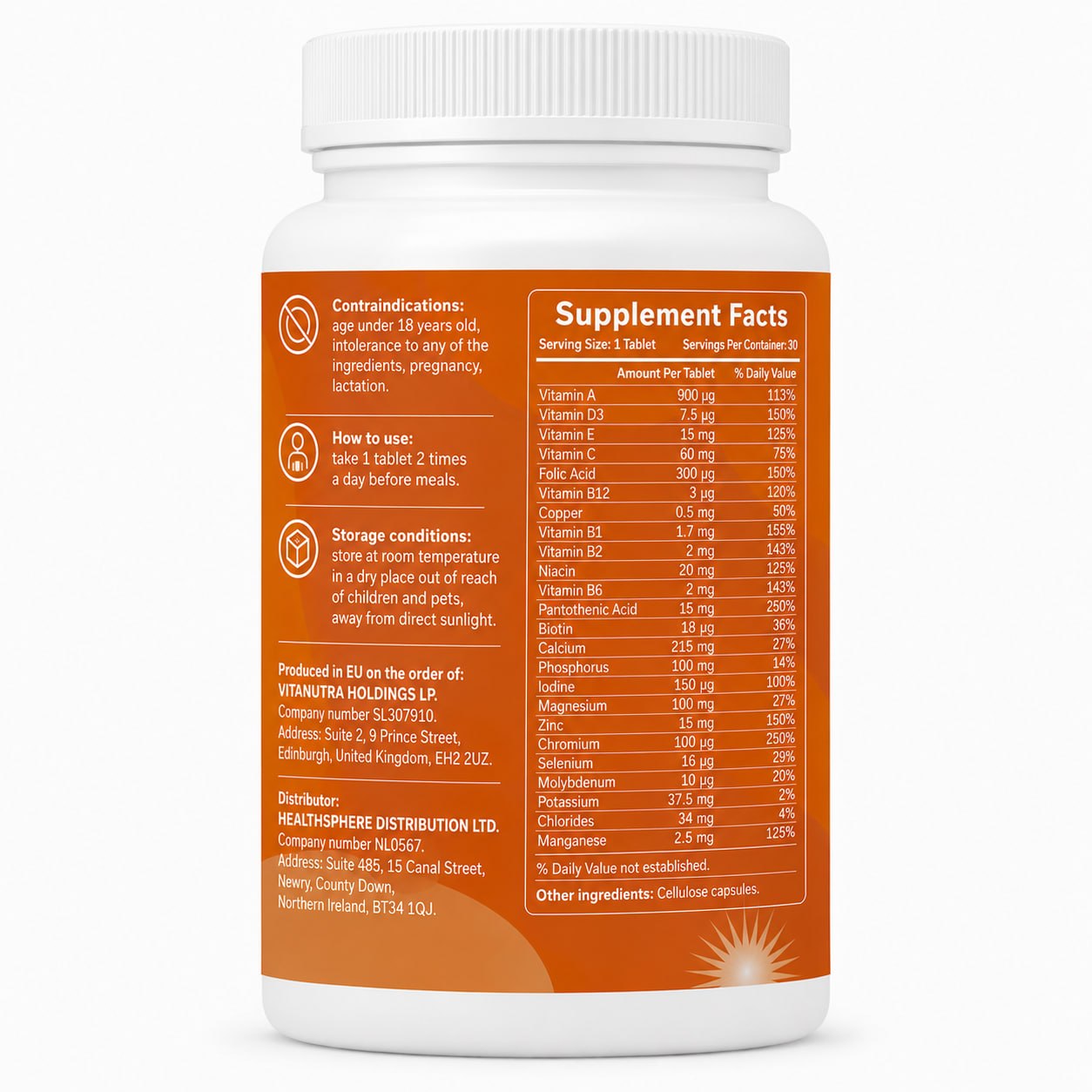 Colladiox Pro – Daily Wellness & General Health Support Capsules – 30 capsules