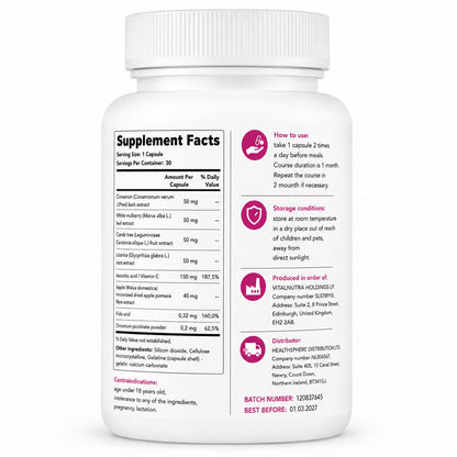 Femmax – Female Vitality & Intimate Wellness Support Capsules – 30 capsules