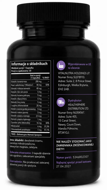 Femi Livio – Female Vitality & Intimate Wellness Support Capsules – 30 capsules