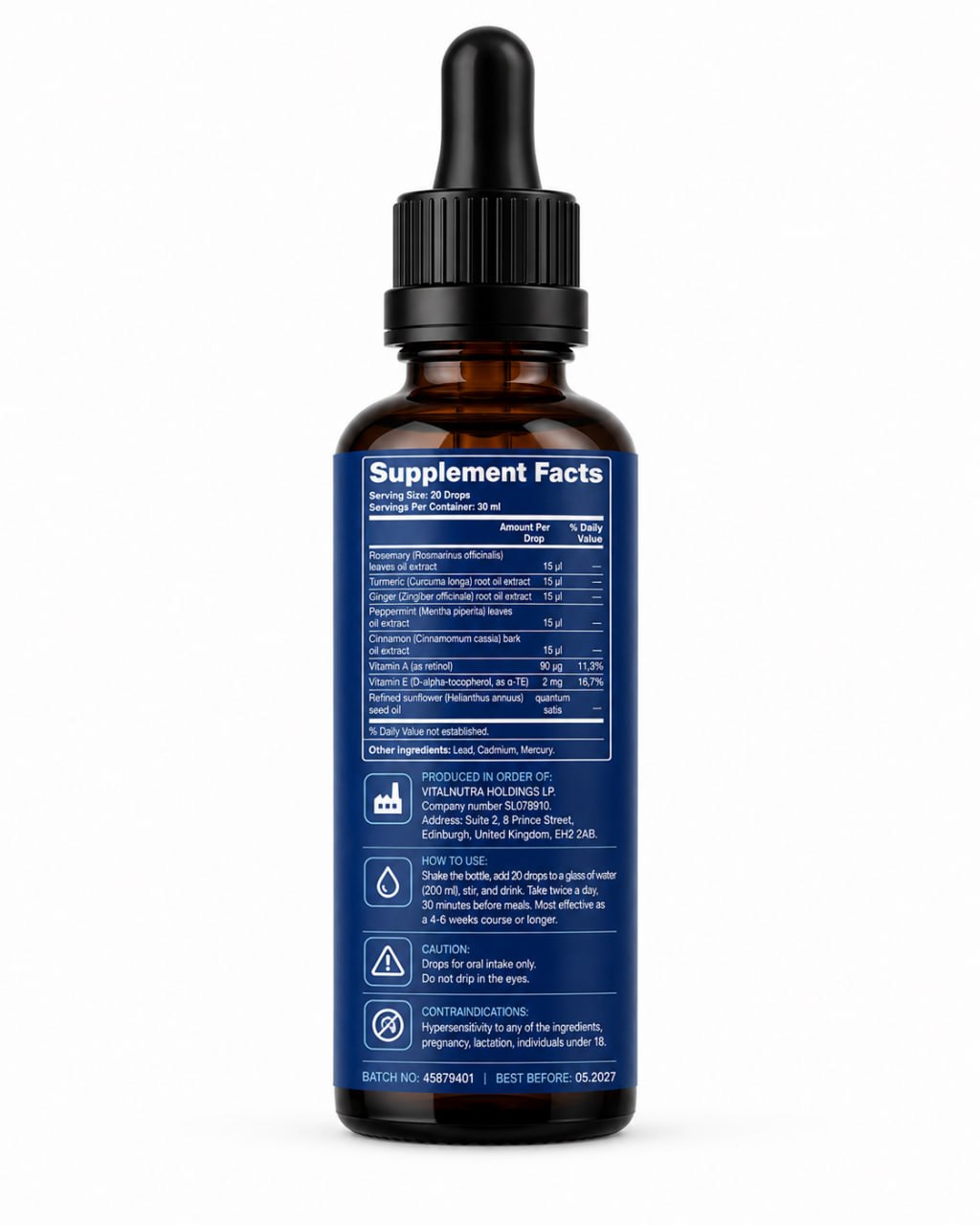 Uro Up Drops – Male Vitality & Performance Support Drops – 30 ml