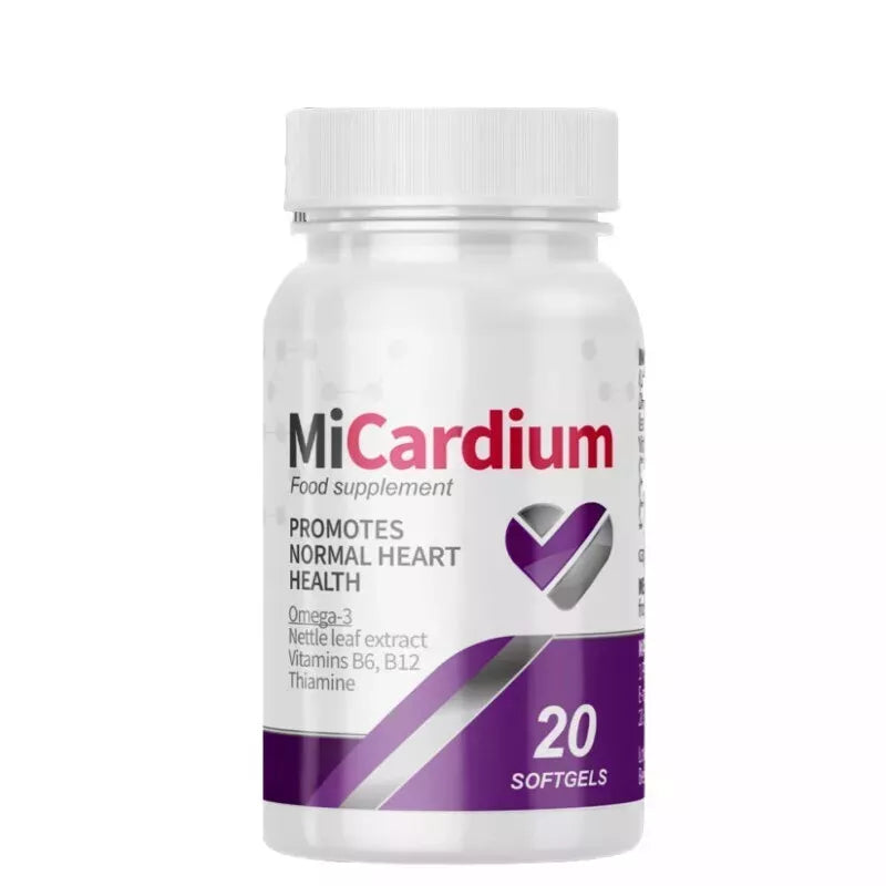 MiCardium - Original with ,Q10, for Heart Support Olive leaf (30 Capsules)