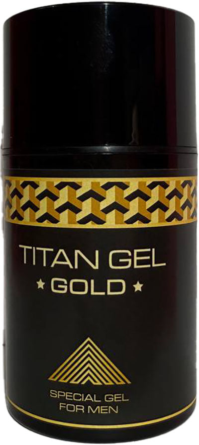TITAN Gel GOLD – Premium Natural Massage Gel for Men (50ml)